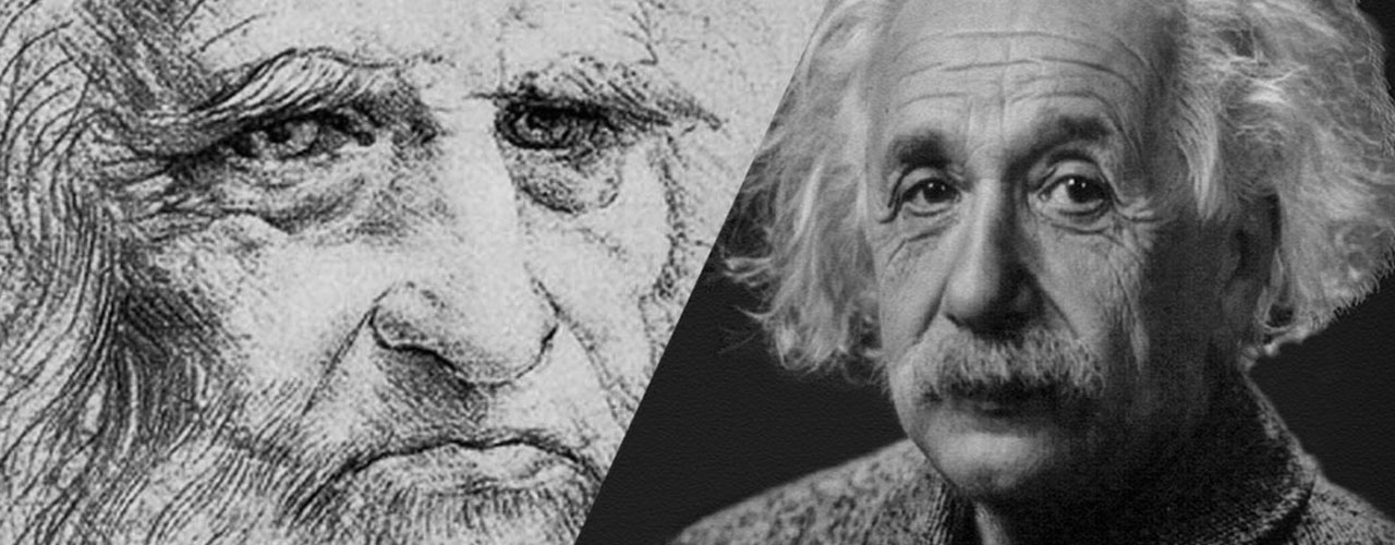 Einstein - De Vinci (en anglais)